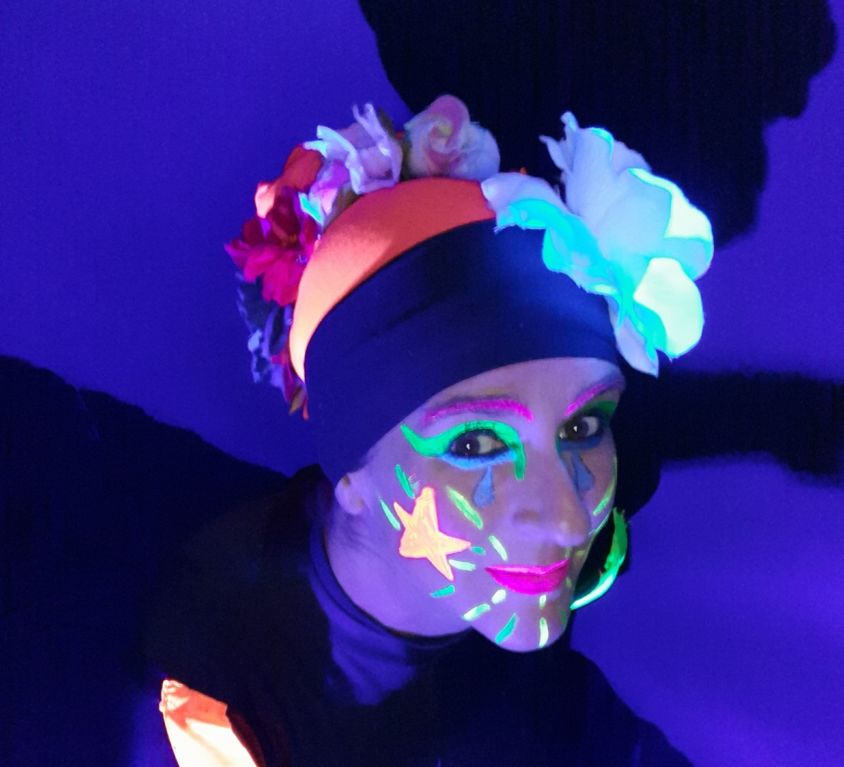 Schwarzlichtshow
